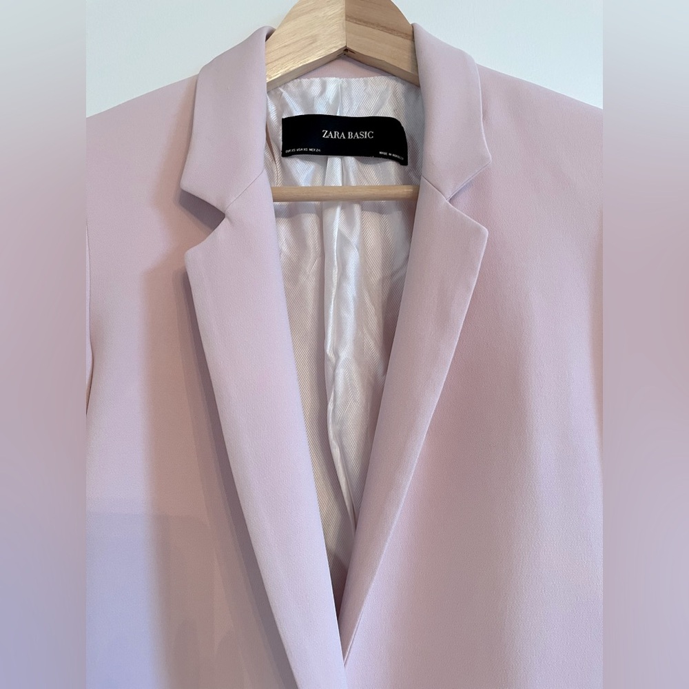Zara Basic Open Front Blazer - Picture 3 of 8